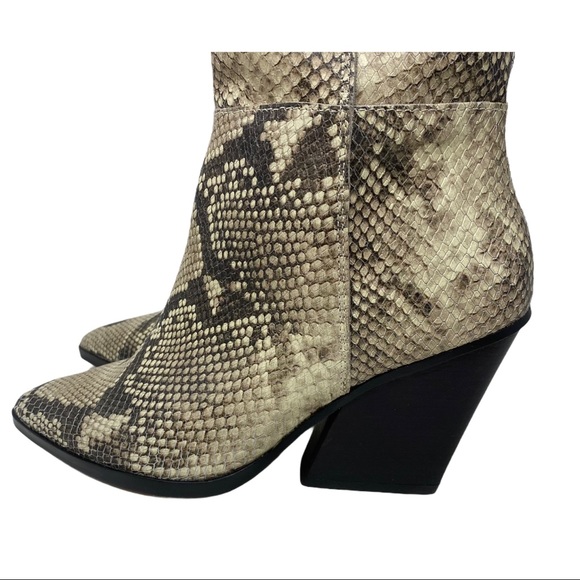 DOLCE VITA SNAKESKIN KNEE HIGH BOOTS - Picture 7 of 12